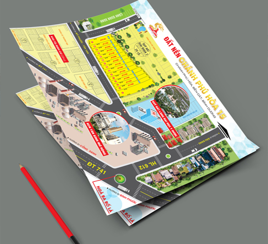 Thiết kế Sơ đồ phân lô bất  động sản