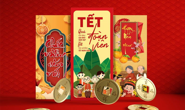 KÍCH THƯỚC BAO LÌ XÌ PHỔ BIẾN NHẤT HIỆN NAY
