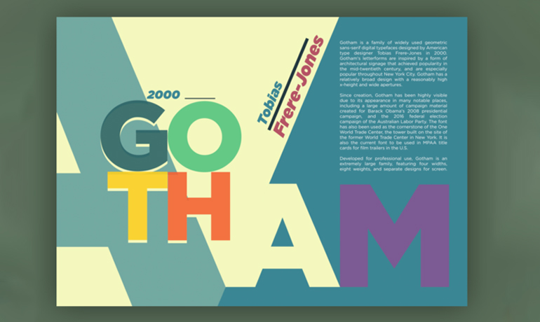 Download font Gotham miễn phí đẹp và mới nhất dành riêng cho dân thiết kế