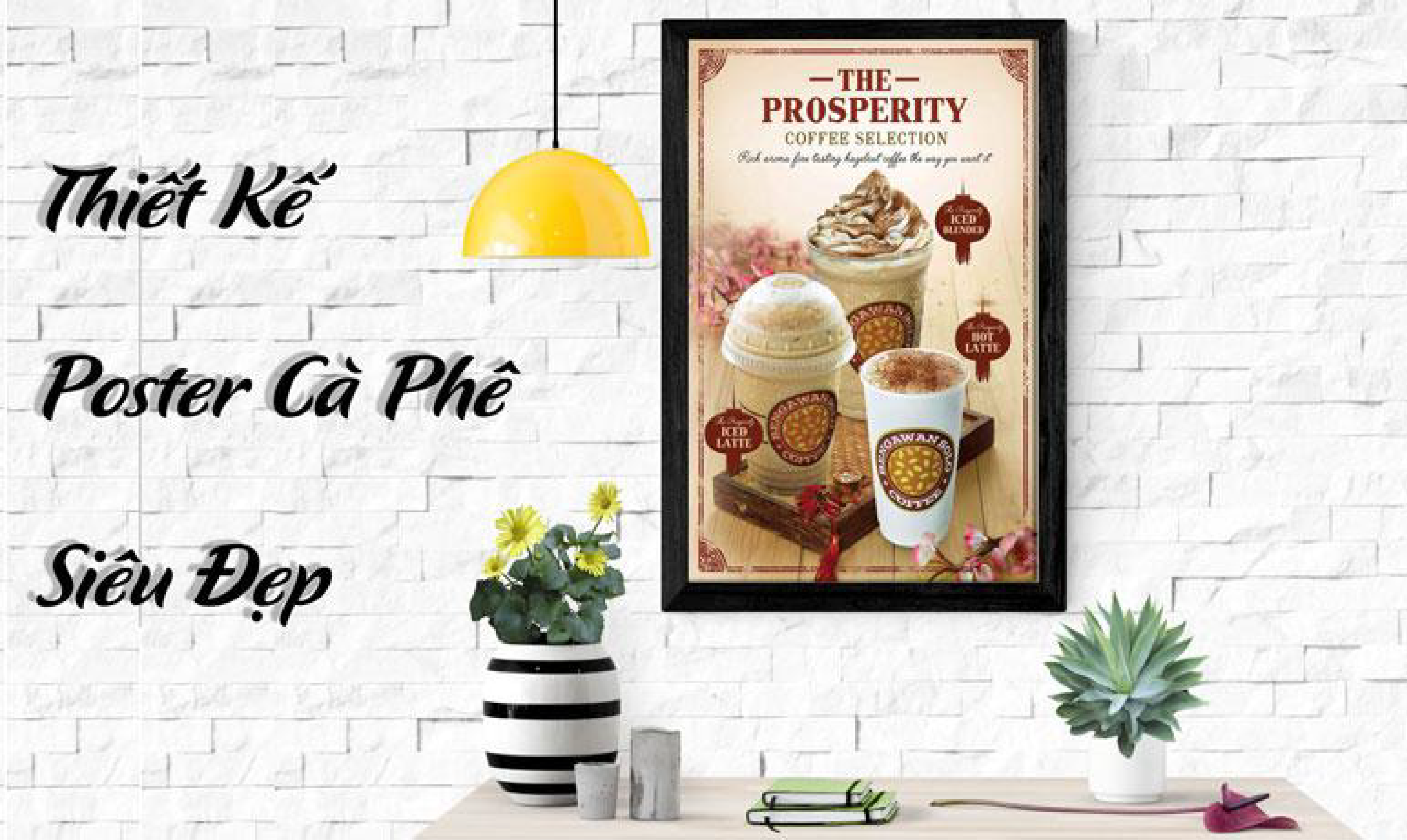 In poster quảng cáo sản phẩm