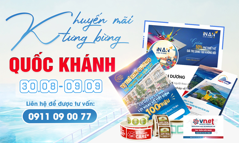 KHUYẾN MÃI TƯNG BỪNG - CHÀO MỪNG QUỐC KHÁNH