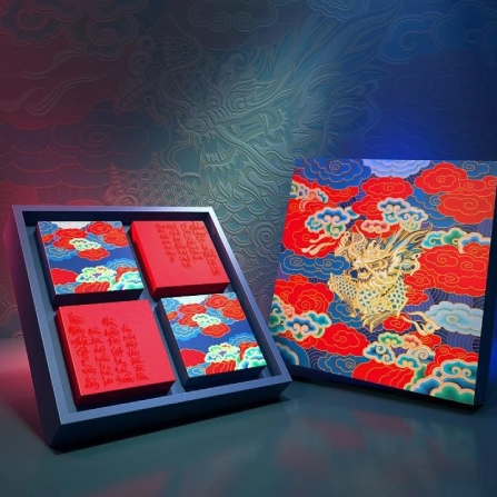 Hộp bánh trung thu 4 bánh 