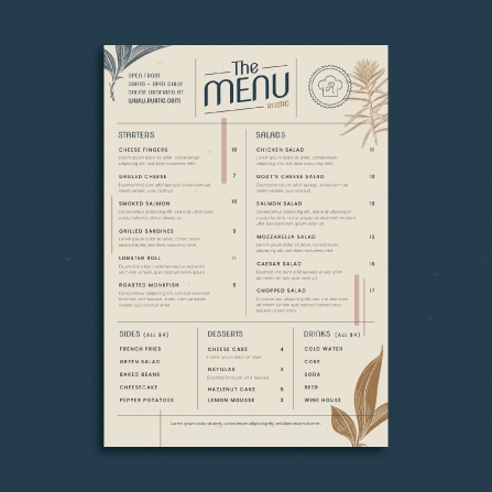 Menu - AK 003