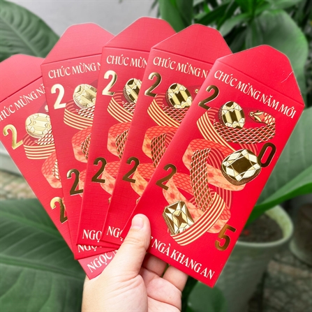 Bao Lì Xì Ép Kim Cao Cấp Tiệm Bánh Binrou