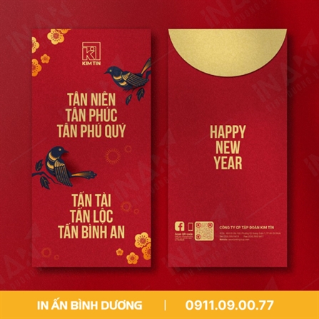 In Bao Lì Xì Tết 2026 Tại Bình Dương - Giá Xưởng