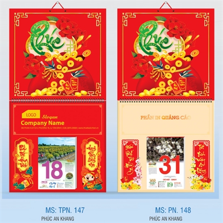  In ấn mẫu bìa lịch năm 2023